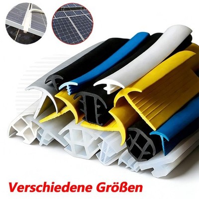 Solar Photovoltaik universal Abdeckprofil Fugen T-Profil Dichtung Silikon Gummi