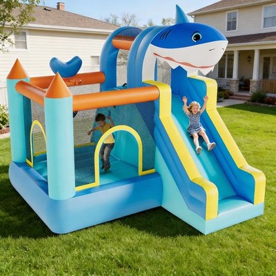 Commercial Bounce House with Slide and Blower Inflatable Jump Bouncer Castle