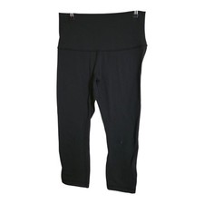 Lululemon Pants Women 8 Black Align Athleisure 22" Sportswear Gym Training Gym 