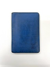 LOUIS VUITTON Epi Organizer de Poche Business Card Case M63585 Toledo Blue As is