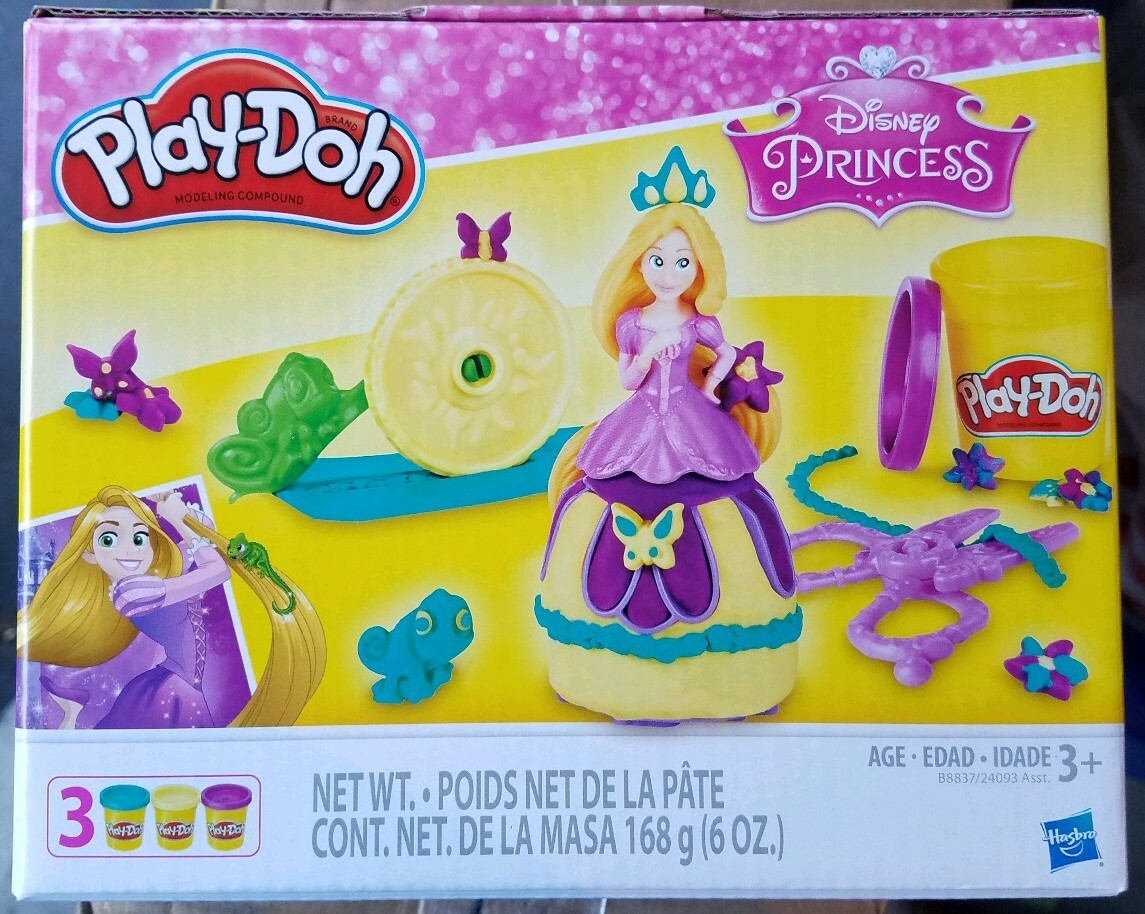 play doh rapunzel hair designs