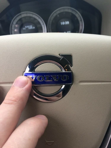 VOLVO Steering Wheel Airbag Emblem Badge Metal Sticker Logo Replacement GENUINE