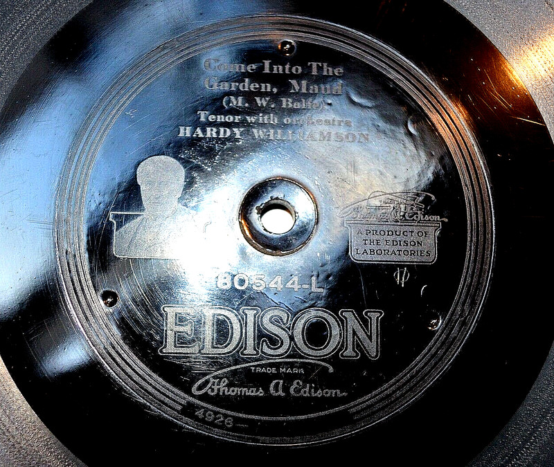 EDISON DIAMOND DISC REC. #80544 "In The Afterglow" & "Come Into The Garden Maud"