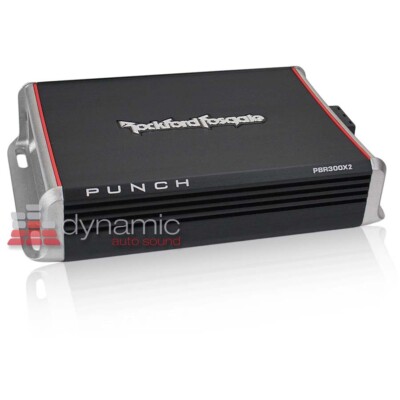 RockFord Fosgate PBR300X2 Class BR 2-Ch. Punch Boosted Rail RockFord Fosgate PBR300X2 Class BR 2-Ch. Punch Boosted Rail