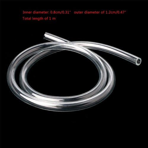1m High Quality Transparent Soft Plumbing Hoses PVC Tube 8X12mm Pipe Water - Afbeelding 3 van 8