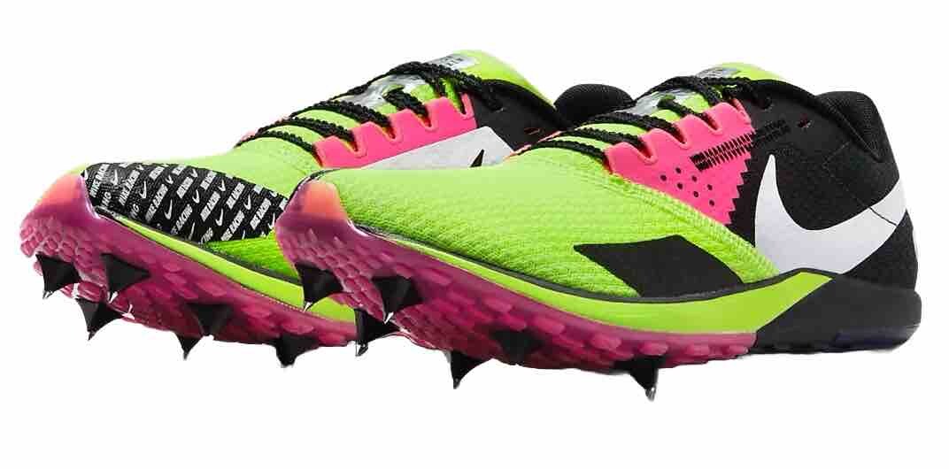 Nike Rival XC 6 Cross Country Spikes Volt Black Pink DX7999-700 Mens Size 10 NEW Men main image 2