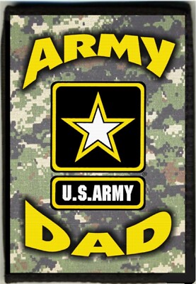 Download Army Dad US Military Logo Men's Trifold Wallet Grab ...