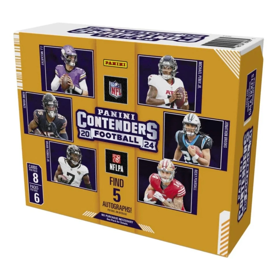 2024 Panini Contenders NFL Football Factory Sealed Hobby Box
