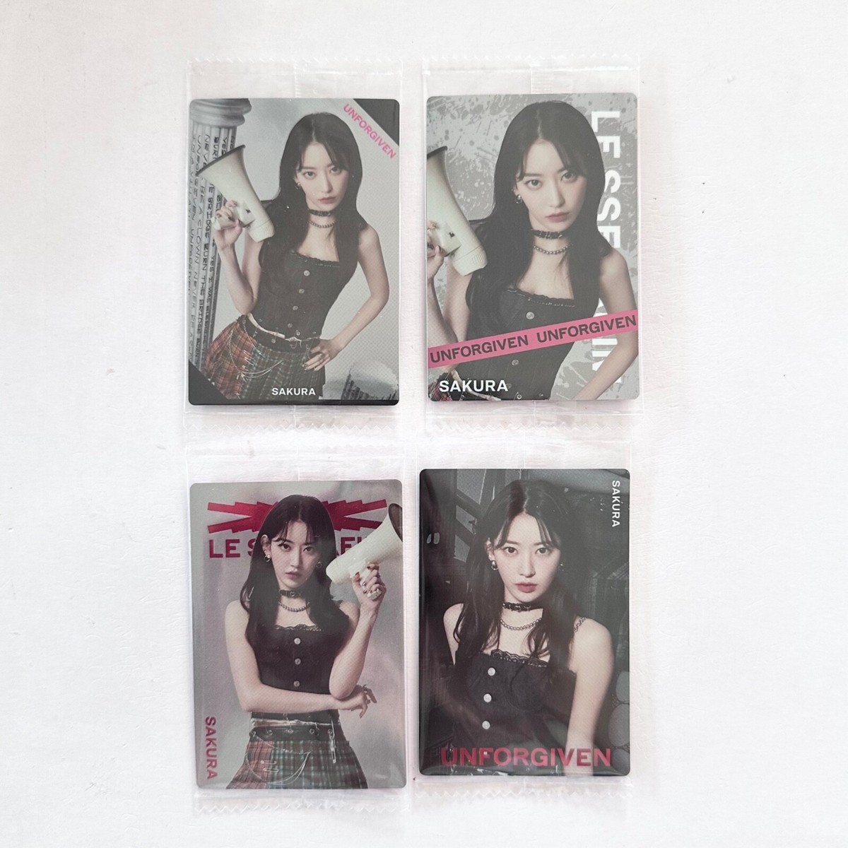 LE SSERAFIM] UNFORGIVEN JP / BANDAI Wafer benefit random sticker