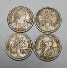 1x 1941-S French Indo-China 10 Centimes - Cu-Ni - US Mint - Colonial France — photo 2