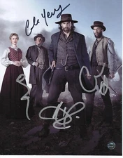 HELL ON WHEELS - CAST Autographed Signed 8x10 Reprint Photo #1 - ANSON MOUNT!!