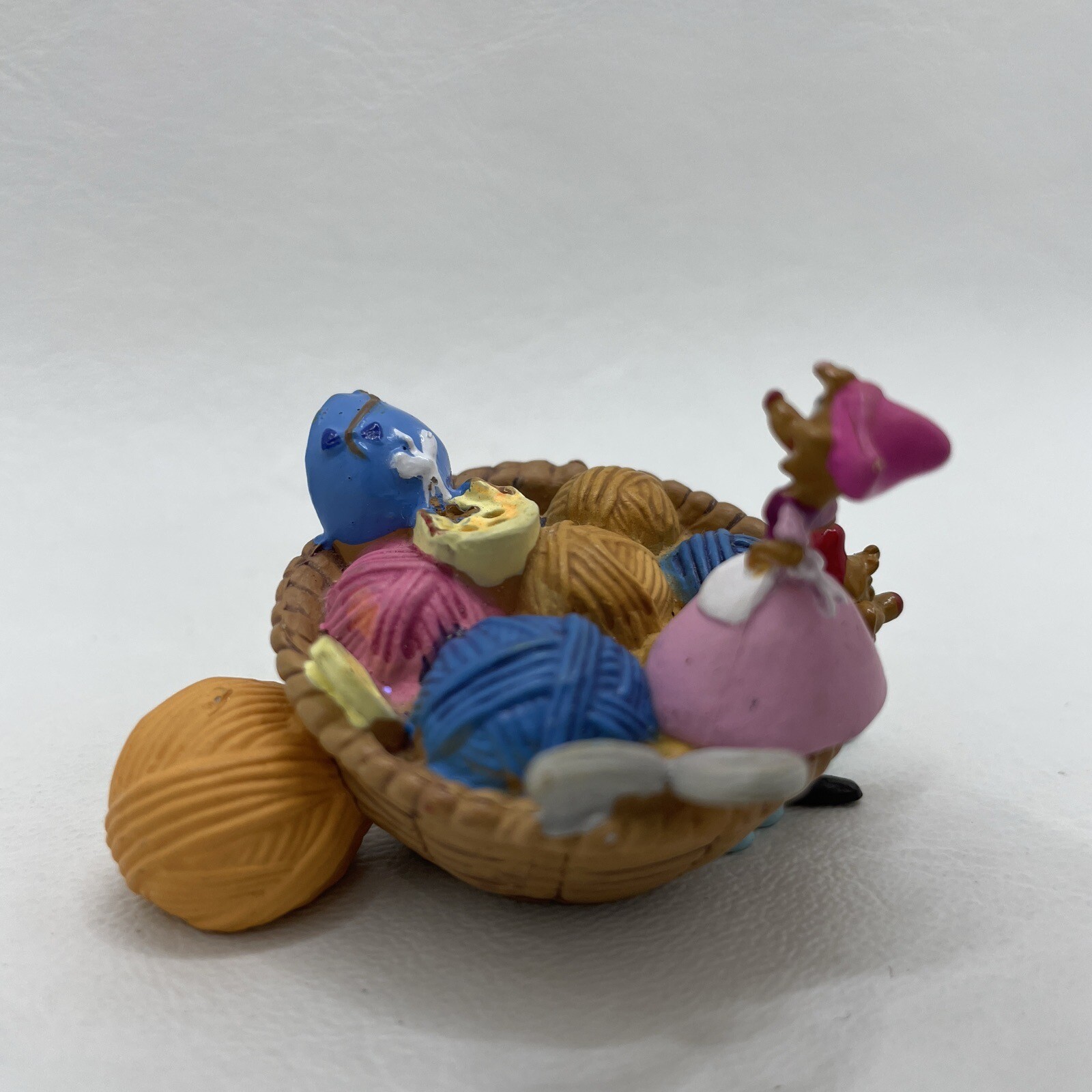 Disney Cinderella Mice In Sewing Basket PVC Figure/Cake Topp
