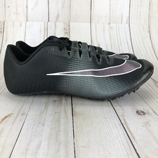 Nike Zoom JaFly 3 Track  Field Spikes Sprint Black Indigo Fog Mens Size 12