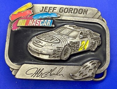Jeff Gordon #24 NASCAR Car Racer 1995 Belt Buckle by American Legends Foundry