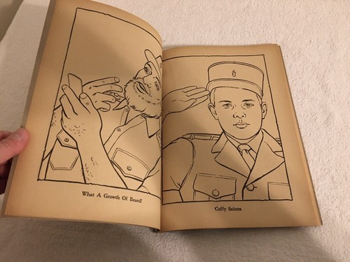 Vintage 1956 Foreign Legionnaire Coloring Book #2613 Buster Crabbe Uncolored - Picture 4 of 11