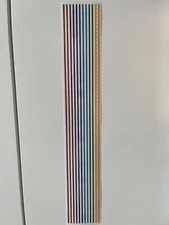 Creative Memories / Mrs. Grossman's NLA Design Lines Sticker - Jewel Tone Sliver