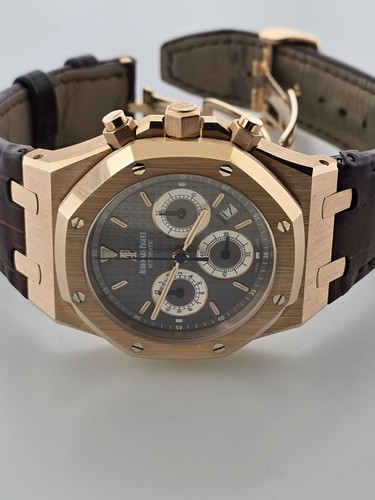 Audemars Piguet Royal Oak 26022OR 18K Rose Gold 39MM Chronograph. Gorgeous. B/P.