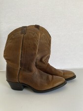 Vintage Biltrite Mens Boots Brown Leather Cowboy Biker Round Toe Size 9D