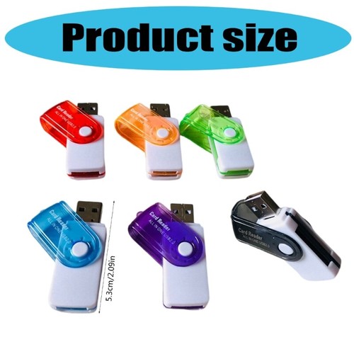4 in 1 Memory Card Reader USB2.0 Card Reader for TF/MS Card Reader Adapter - 第 8/9 張圖片
