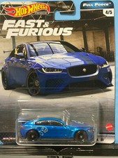 1/64 HOT WHEELS REAL RIDERS FULL FORCE FAST & FURIOUS JAGUAR XE SV PROJECT 8 4/5