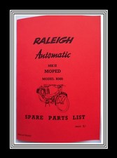 Raleigh RM8 Automatic MK2 MKII Moped Spare Parts List Manual Booklet