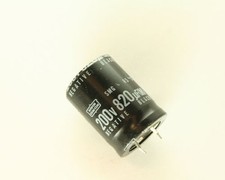 Lot Of 12 UCC 820uF 200V Aluminum Electrolytic Snap In Capacitor SMG200VN821M