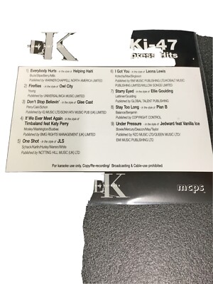 Easy Karaoke EKI Express Hits 47
