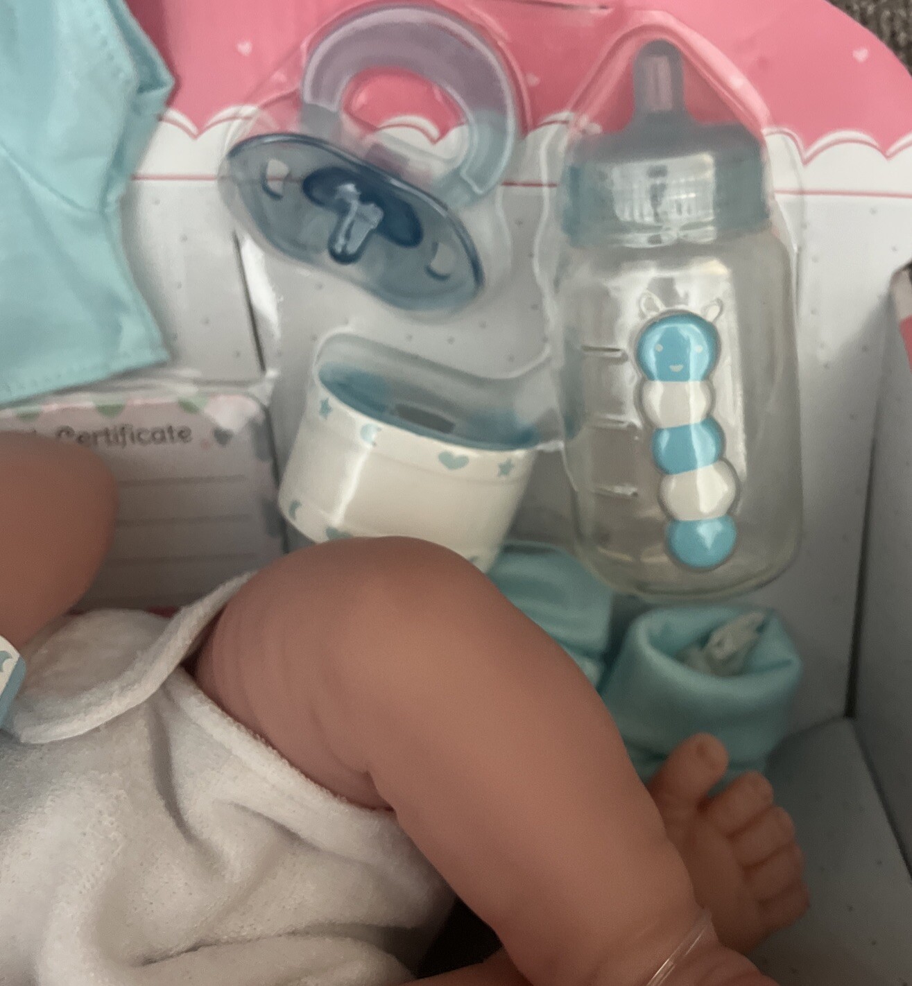 NEW My Sweet Love Baby's First Day Blue 10 Pc Set Realistic Baby Doll
