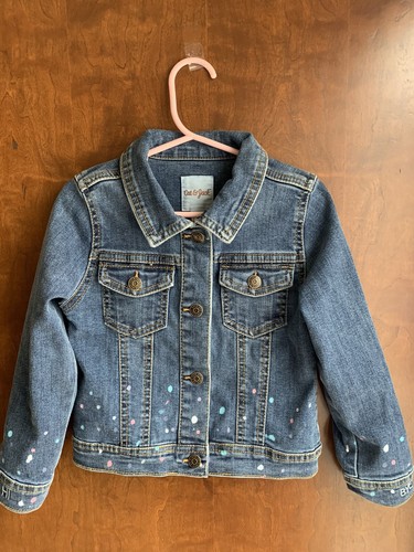Cat \u0026 Jack Girls 4T Denim Jean Jacket 