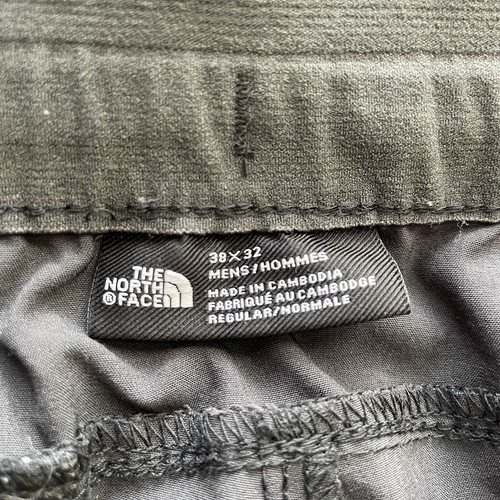 The North Face Lightweight Pants Mens 38x32 Gray Chino Hiking Fishing - Picture 7 of 10