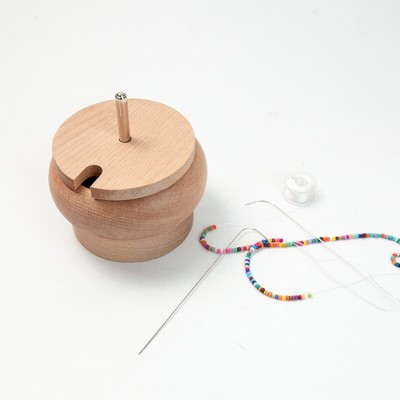 Jewelry Making Tool Bead Spinner with Curved Beading Needles String and Threader