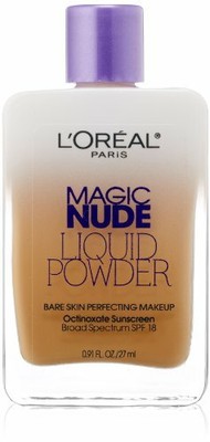 L'Oreal Paris Magic Nude Liquid Powder Bare Skin Perfecting Makeup SPF 18, 0.91