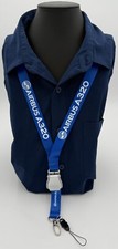 Airbus 320 A320 Blue Aviation Lanyard, Seat Belt Buckle, pilot id Flight Crew