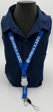 Airbus 320 A320 Blue Aviation Lanyard, Seat Belt Buckle, pilot id HIGH QUALITY