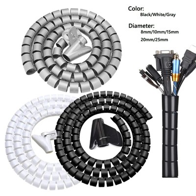 8~25mm Wickelrohr Draht-Organizer Kabelschutzhülle Rohrschutzhülle