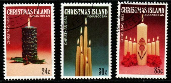CHRISTMAS ISLAND SG178/80 1983 CHRISTMAS FINE USED