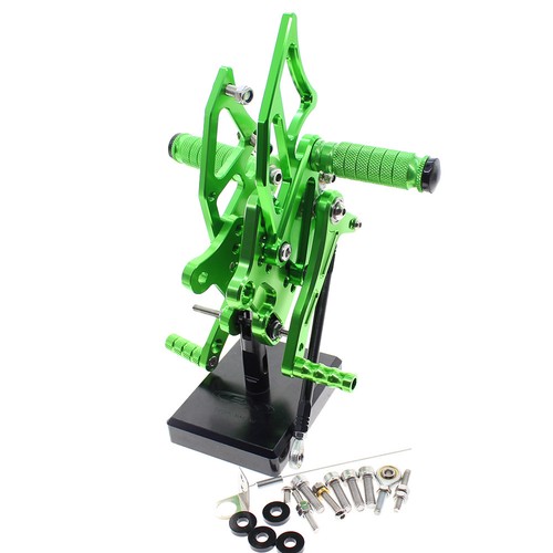 Juego de estriberas CNC reposapiés trasero ajuste delantero para YZF R25 R3 MT-25 2015 2016 - Imagen 18 de 18