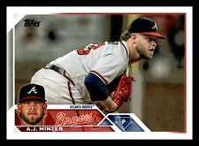 2023 Topps A.J. Minter #159 Atlanta Braves Centered Mint