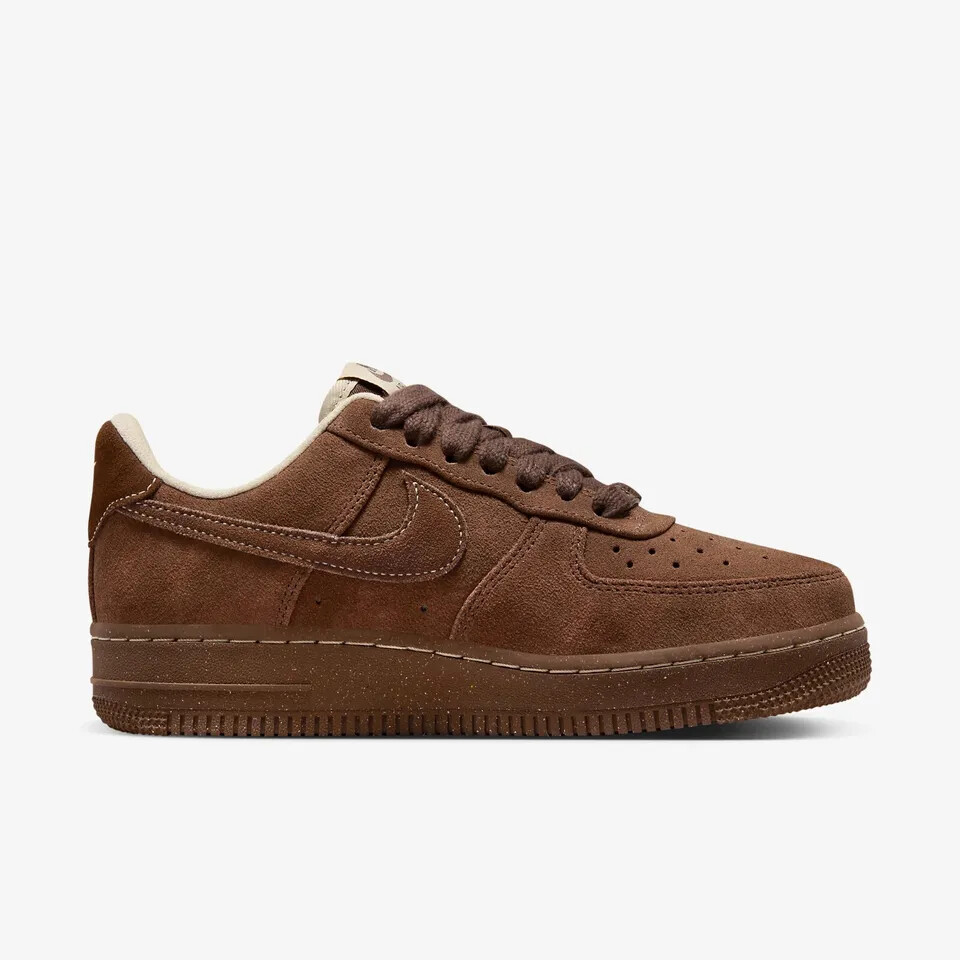 Womens Nike Air Force 1 I Low 07 AF1 Suede Cacao Wow Womens Nike Air Force 1 I Low 07 AF1 Suede Cacao Wow