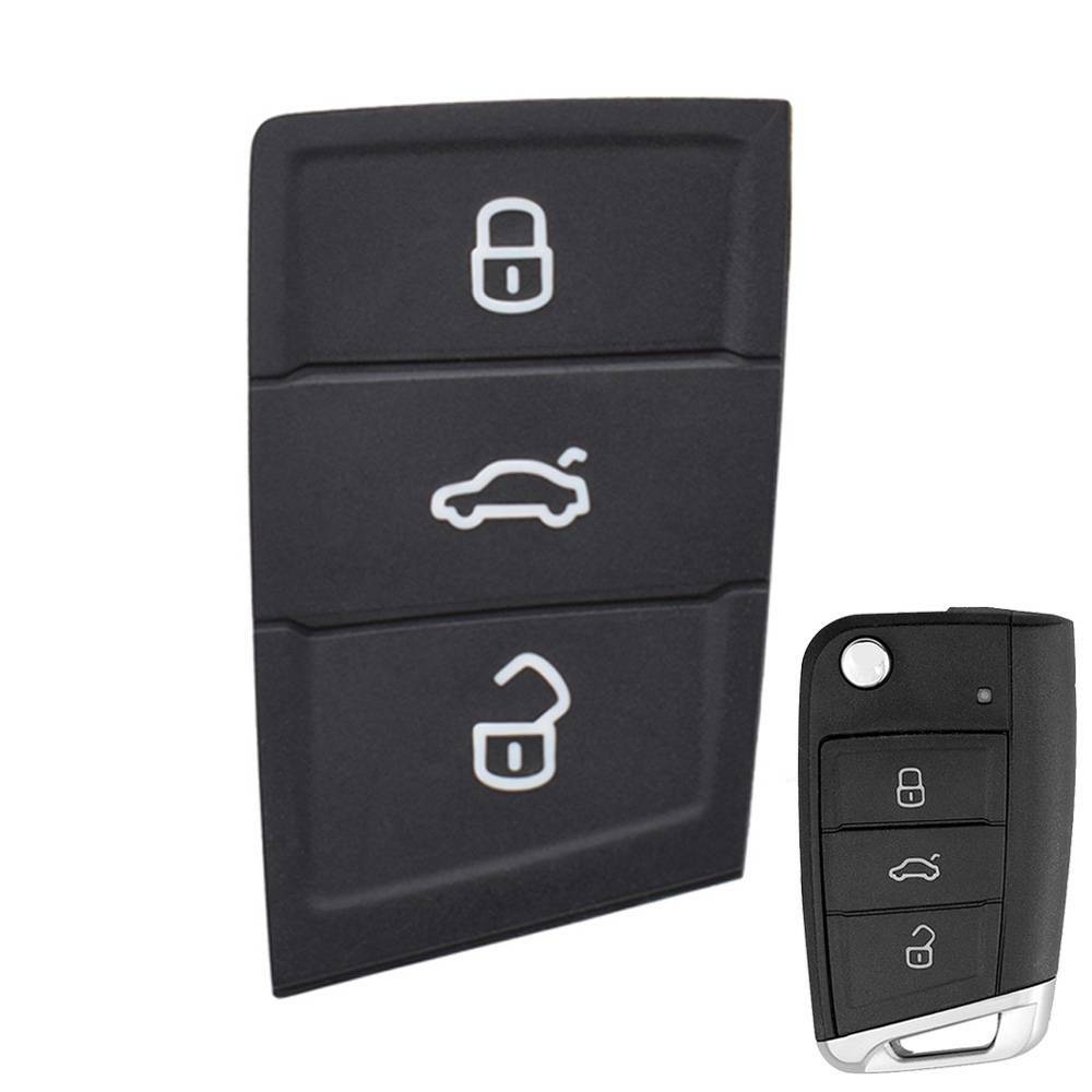 Replacement Pad For VW Golf For SEAT Ateca Leon Remote Key Fob 3