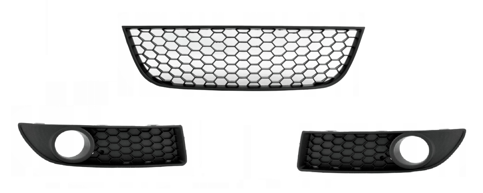 Grille prise d'air pour VW Polo 9N3 GTI - Set calandre avant pour rénovation carrosserie