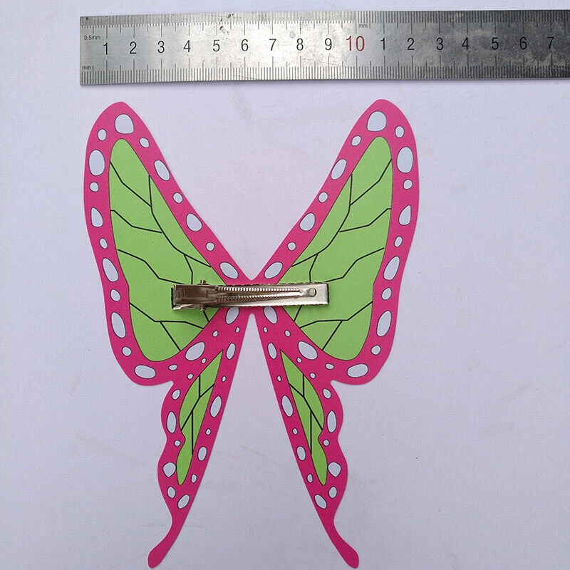Demon Slayer Tsuyuri Kanawo Kochou Shinobu Butterfly Hairpin Headwear Cos Prop - Image 4 of 4