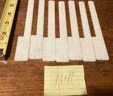 Replacement Piano Key tops/ Yellow In Color/ 7 In This Package