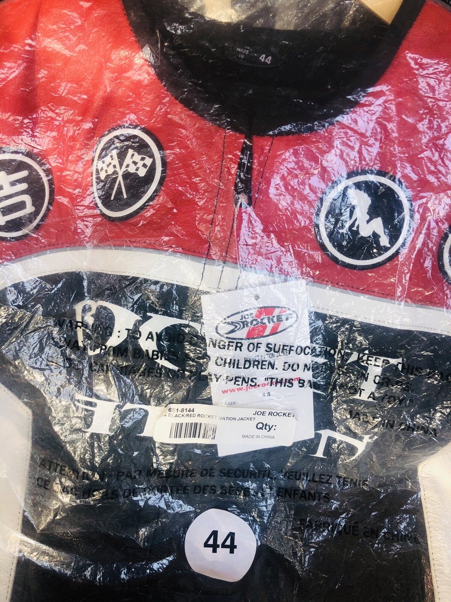 JOE ROCKET / ROCKET NATION /LEATHER MOTOCYCLE RACING JACKET Size