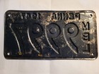 Rare 1947 Original Penna Pennsylvania MBL Motor Boat License Plate # 9997 — photo 2