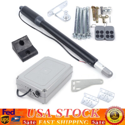 Automatic Gate Opener Single/Dual Swing Gate Opener Kit up to 662lbs with Remote