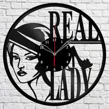 Vinyl Clock For a lady  Wall Clock Unique Art Vinyl Record Wall Clock 1660