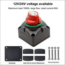 Dual Battery Selector Disconnect Switch for M...