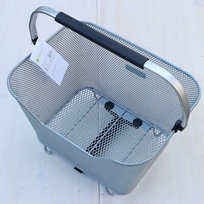 Racktime Baskit Deluxe 2.0 System Korb 45x33x30 cm silber 23 Liter Snapit 2.0