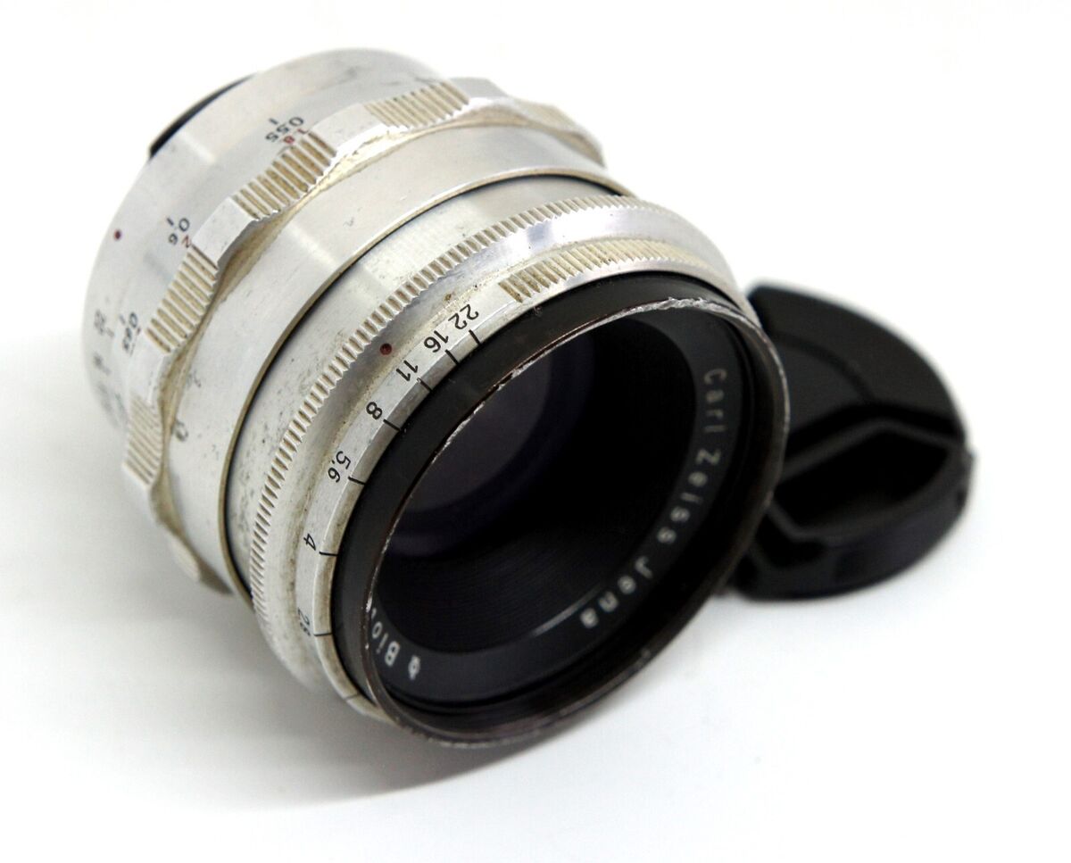 Carl Zeiss Jena Biotar 2/58 German lens Exakta mount Carl Zeiss Jena Biotar 2/58 German lens Exakta mount